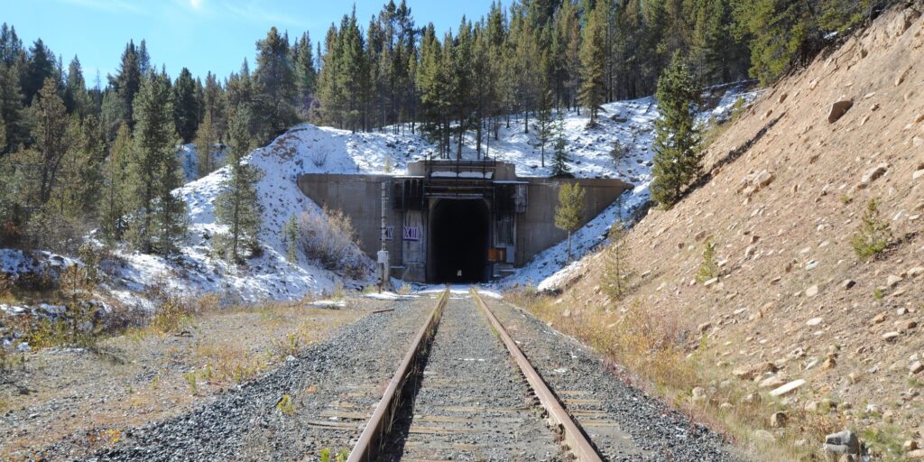A tunnel on the Tennessee Pass line.