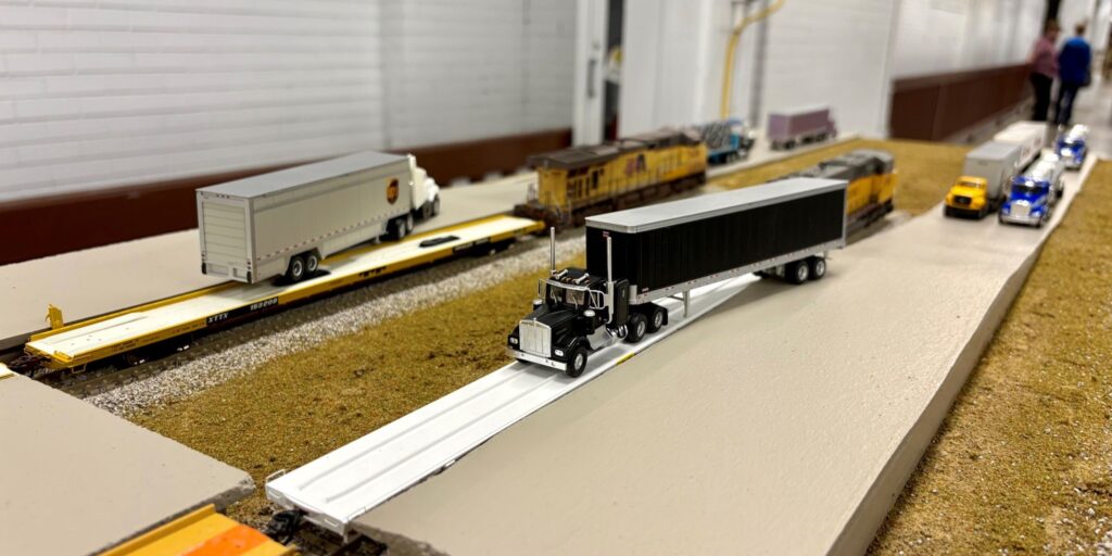 I-70 Truck Train model.