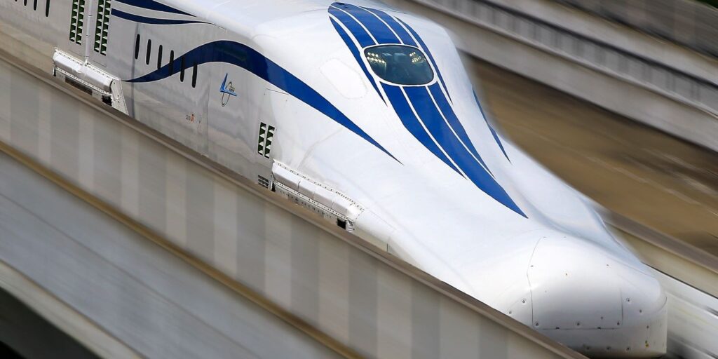 Japan Central Railway Company SC Maglev train.