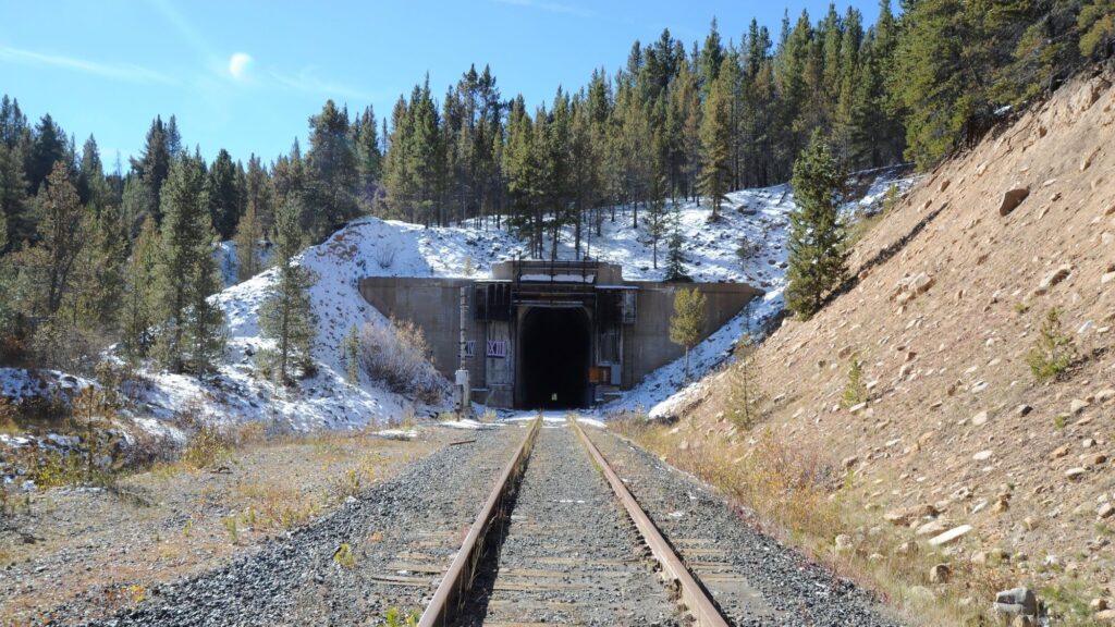 A tunnel on the Tennessee Pass line.