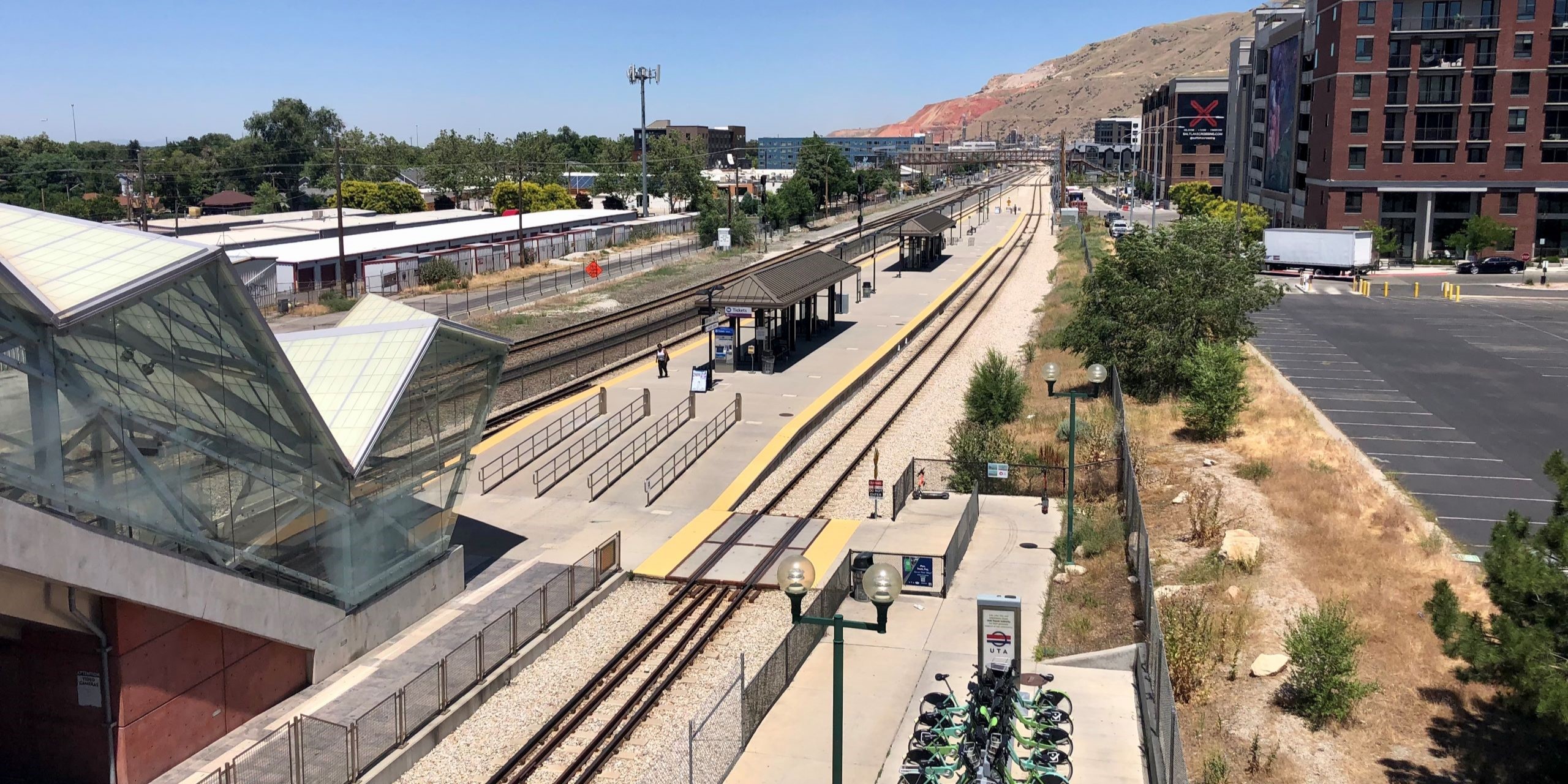 North Temple Station, UTA Frontrunner.