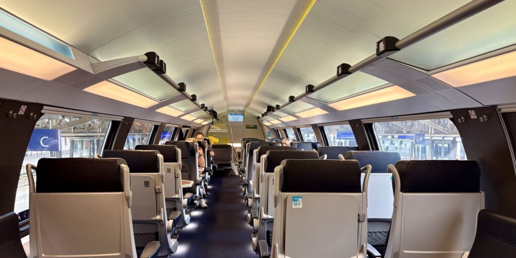 1st Class Interior, Westbahn Stadler KISS EMU.
